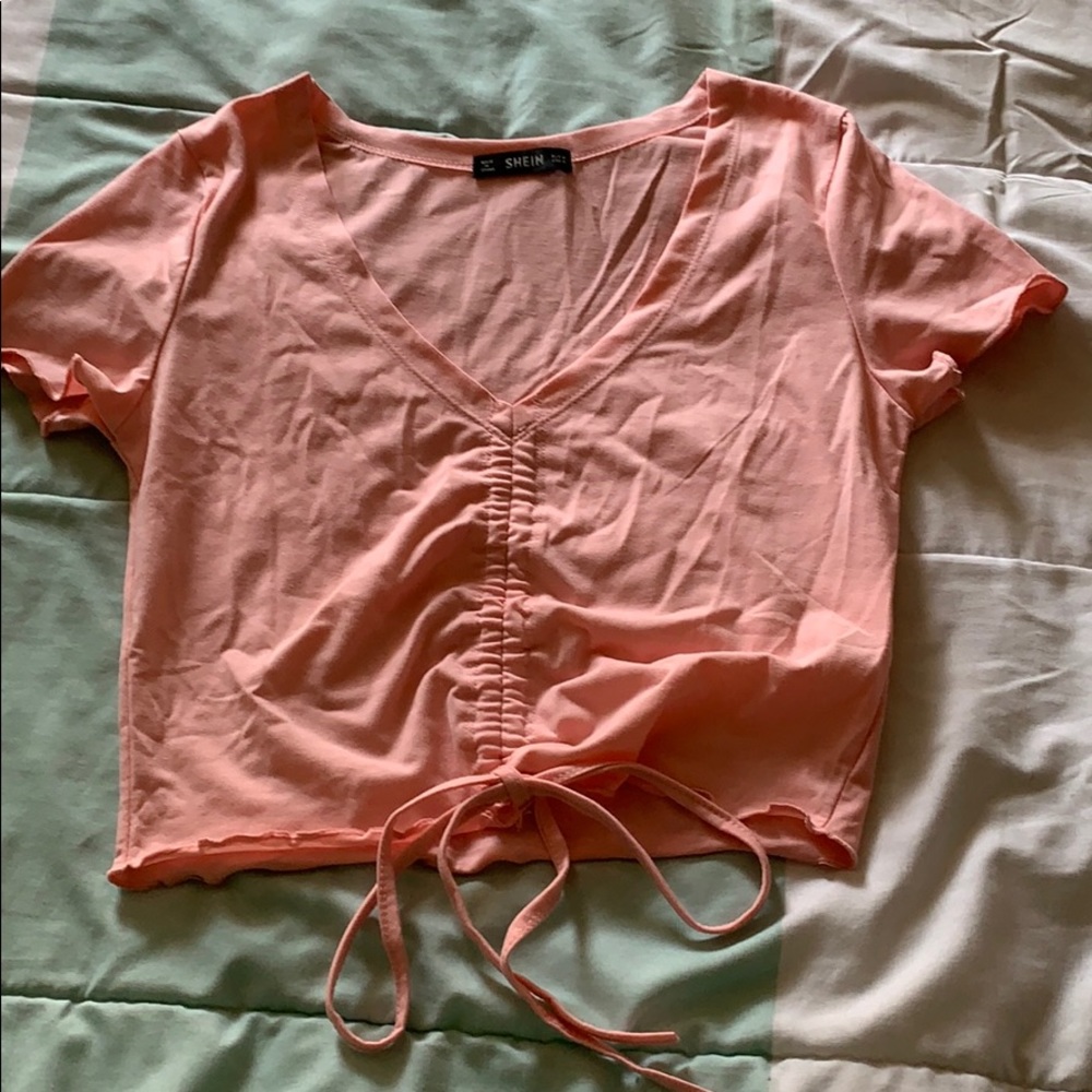 Never worn pink crop top